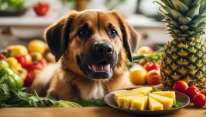 czy pies może jeść ananasa