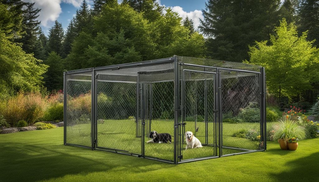 kojec dla psa metalowy