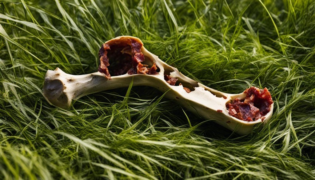 surowe kości dla psa