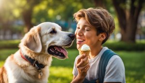 czy pies może jeść lody